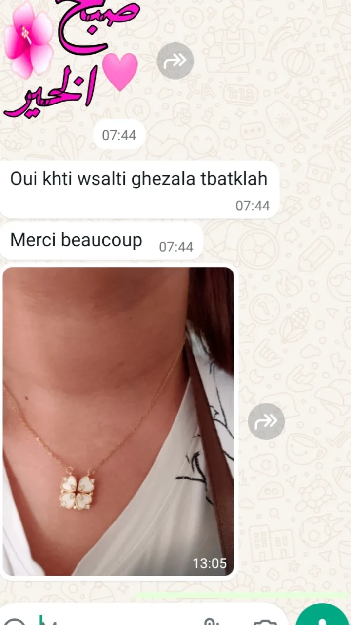Une cliente conquise par son bijou ✨